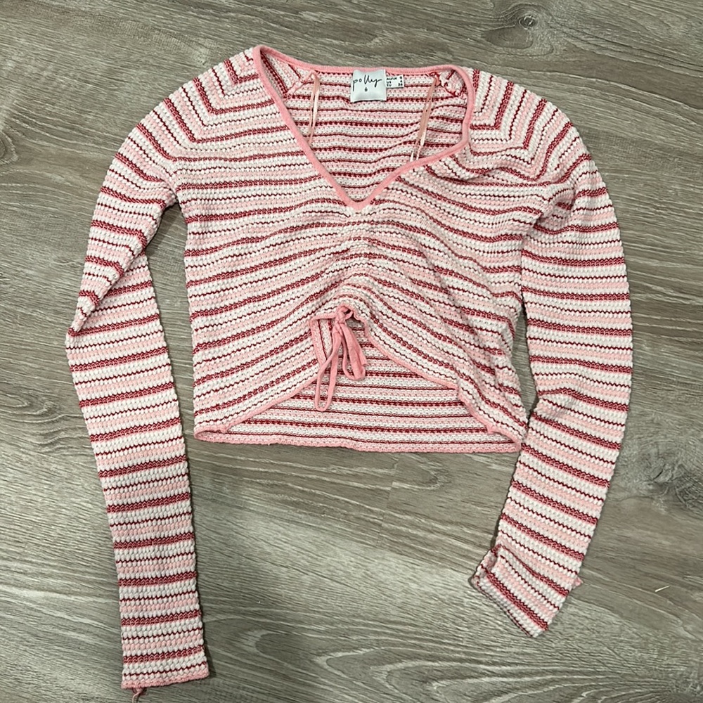 Princess Polly Pink Knit Long Sleeve